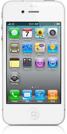 Смартфон APPLE iPhone 4 8GB White - Берёзовский