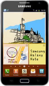 Смартфон Samsung Galaxy Note GT-N7000 Blue - Берёзовский